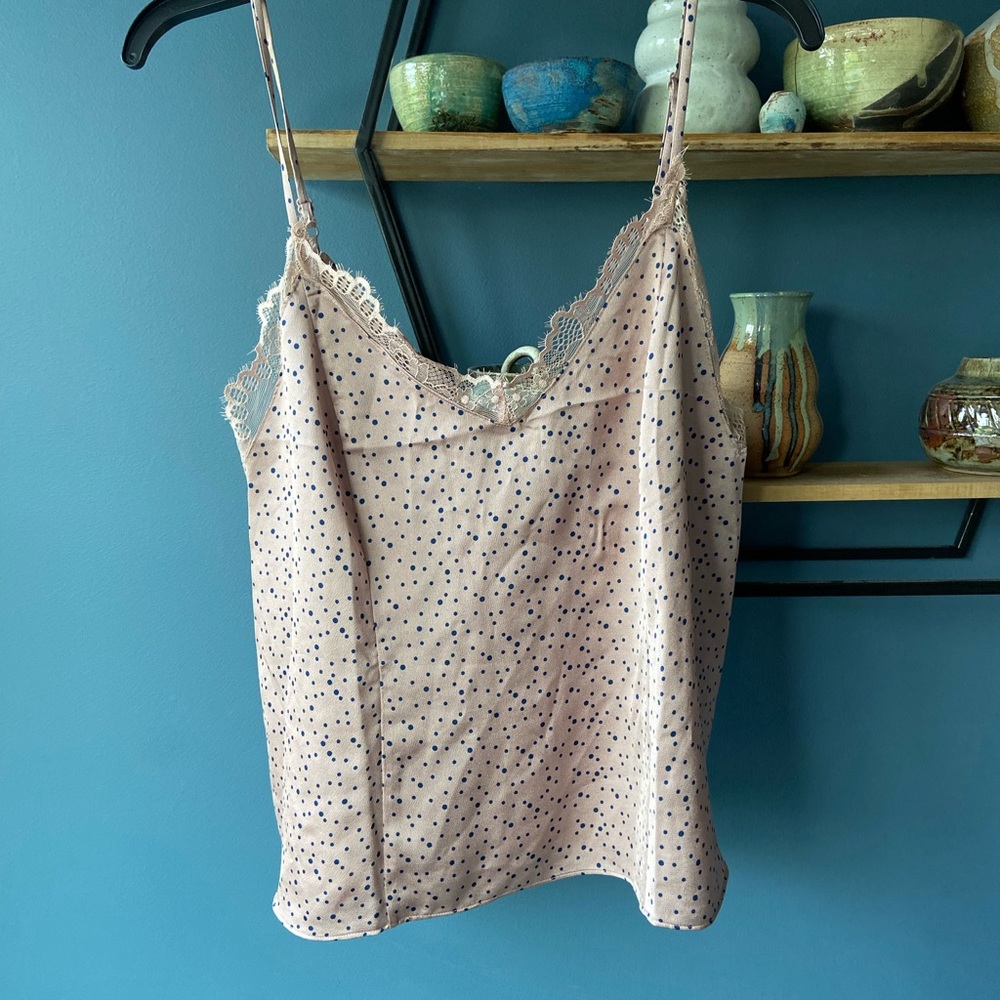 NWT Le Kate Polka Dot Camisole- Size S & M